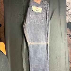 Original Vintage 90s Levi's Men's Washed Black Straight Jeans with Tags.